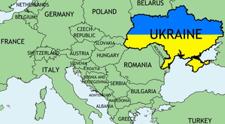 Ukraine On A Map Of Europe - Willy Julietta