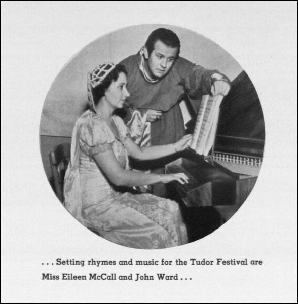 John Ward in 1940, with Eileen McCall